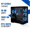 PC Pro R7 5700X / 1 To SSD / 16 Go DDR4 / RTX 5070