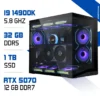 PC Gamer Zonetech I9 14900K / 32GB DDR5 / 1TB SSD / RTX 5070 Black