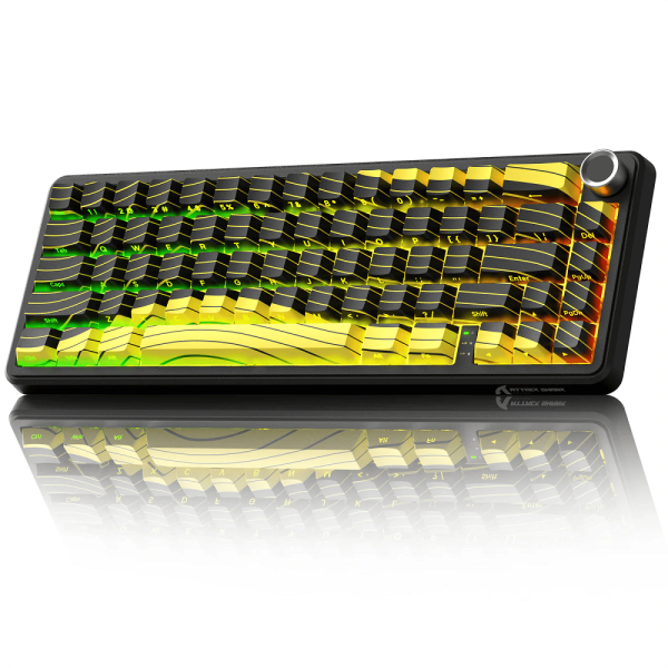ATTACK SHARK X65 PRO HE Wireless Rapid Trigger Magnetic Switch (Yellow Contours) Prix maroc