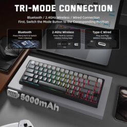 ATTACK SHARK X68 PRO HE Wireless Magnetic Switch (Moonlit Night) prix maroc