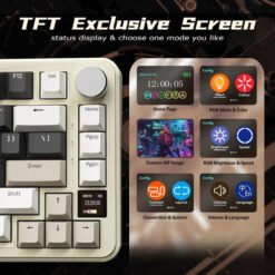 ATTACK SHARK X85 PRO Strawberry Switch (Cheese White) prix maroc