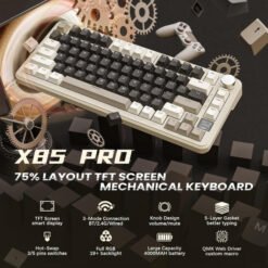 ATTACK SHARK X85 PRO Strawberry Switch (Cheese White) prix maroc