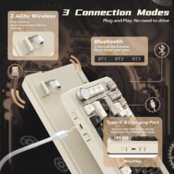 ATTACK SHARK X85 PRO Strawberry Switch (Cheese White) prix maroc