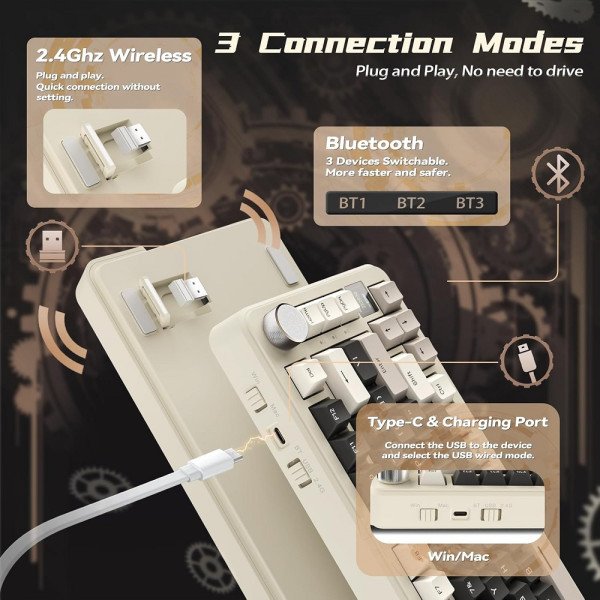 ATTACK SHARK X85 PRO Strawberry Switch (Cheese White) prix maroc