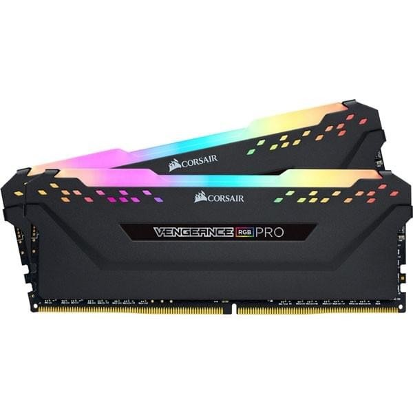 Corsair Vengeance RGB PRO Series 16Go (2x 8Go) DDR4 3200 MHz CL16 Noir prix maroc