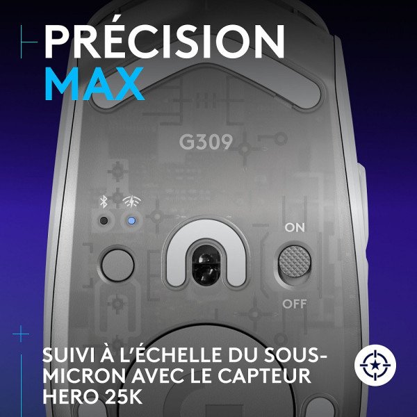 Logitech G G309 Lightspeed (White) prix maroc