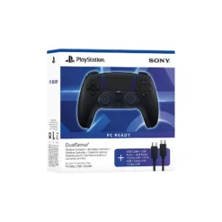 Manette sans fil DualSense® - Midnight Black & câble USB pour PC prix maroc