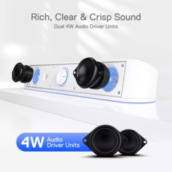 Redragon GS560 Adiemus Gaming Speaker (White) prix maroc