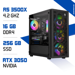 PC Gamer Zonetech Ryzen 5 3500X / 256 GB SSD / 16GB / RTX 3050 6GB MAROC