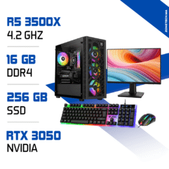 Setup Complet PC Gamer Zonetech Ryzen 5 3500X / 256GB SSD / 16GB / RTX 3050 MAROC