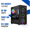 PC Gamer Ryzen 5 5600X / 1000GB SSD / 16GB / RX 580 8GB