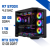 PC Pro R7 5700X / 1 To SSD / 32 Go DDR4 / RTX 5070
