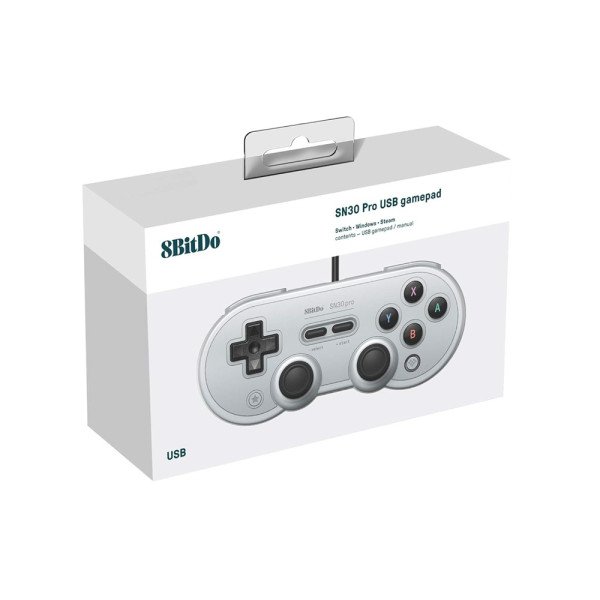 8BitDo SN30 Pro Wired - Gray Edition PRIX MAROC