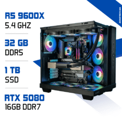 PC PRO Zonetech Ryzen 5 9600X / 32GB RAM / 1000 GB SSD / RTX 5080 MAROC
