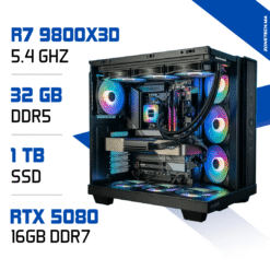 PC PRO Zonetech R7 9800X3D / 32GB RAM / 1000 GB SSD / RTX 5080 maroc