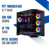 PC PRO Zonetech R7 9800X3D / 32GB RAM / 2000 GB SSD / RTX 5090 maroc