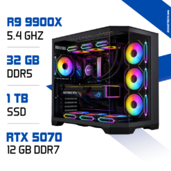 PC Gamer Zonetech Ryzen 9 9900X / 32GB DDR5 / 1TB SSD / RTX 5070 MAROC