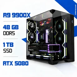 PC Gamer Zonetech Ryzen 9 9900X / 48GB DDR5 / 1TB SSD / RTX 5080