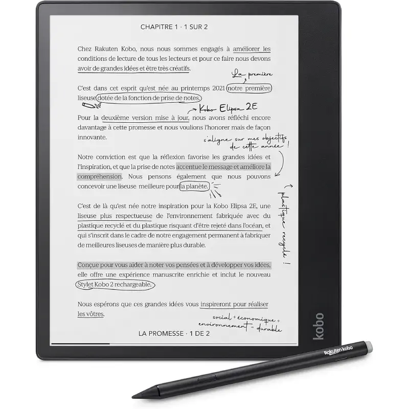 Kobo Elipsa 2E Liseuse prix maroc