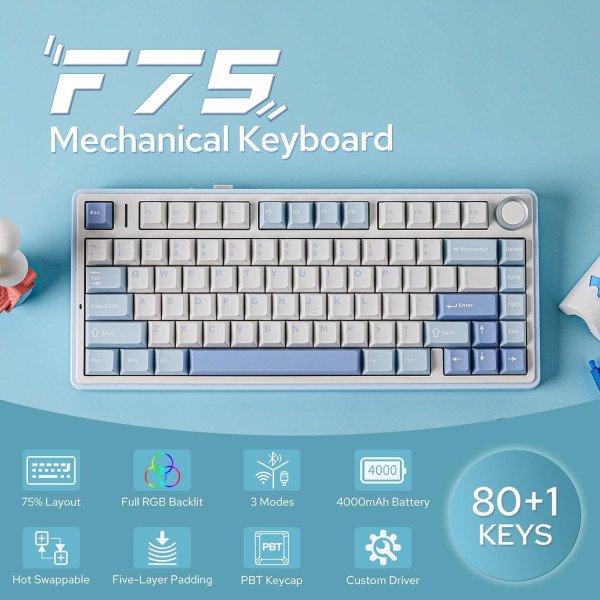 AULA F75 Sea Salt Blue