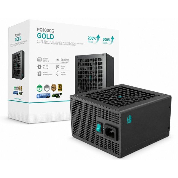 DeepCool Gamer STORM PQ1000G 80 Plus Gold 1000W Black