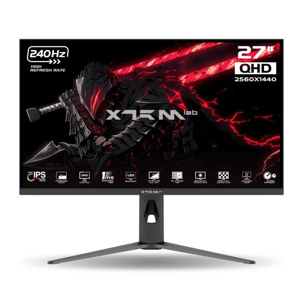 XTRMLAB X27G240IQ-P 27" 240Hz Fast IPS 2K Pivot