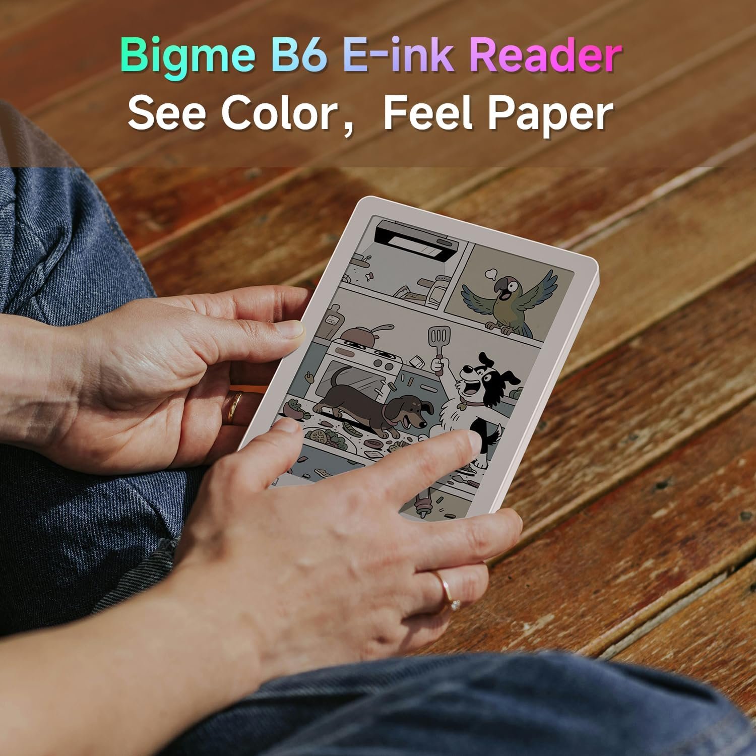 BIGME B6 Color Blanc – Liseuse Android Écran Couleur E Ink 6″ – Image 8