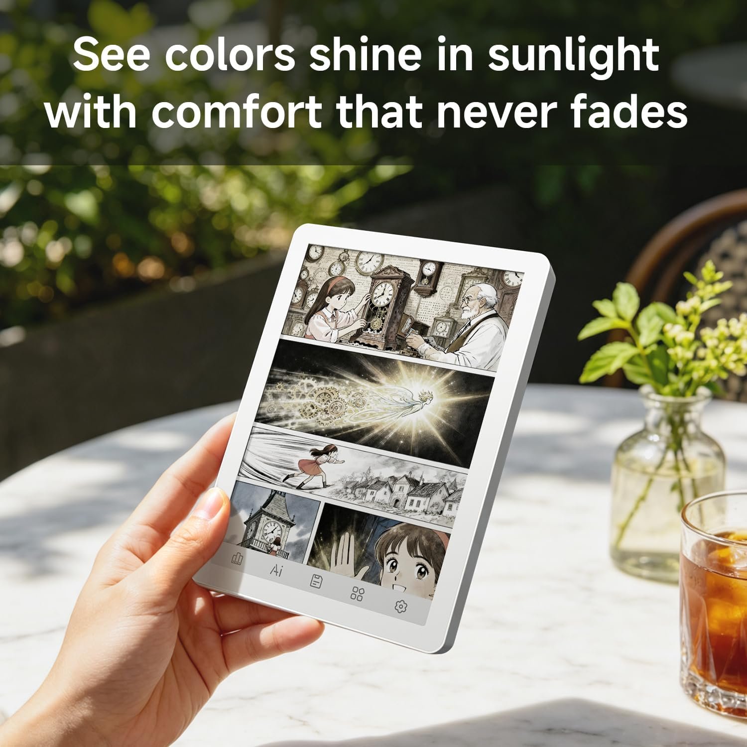 BIGME B6 Color Blanc – Liseuse Android Écran Couleur E Ink 6″ – Image 7