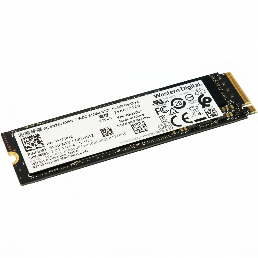 WD PC SN730/20 NVMe SSD 512GB M.2 2280