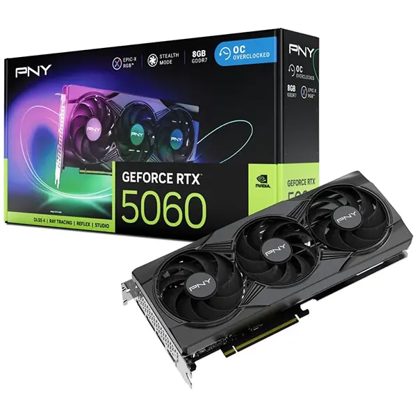 PNY GeForce RTX 5060 8GB Triple Fan OC ARGB