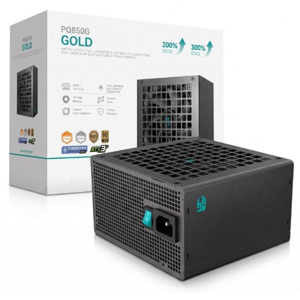 DeepCool PQ850G 80 PLUS GOLD 850W Black