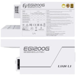 Lian Li Edge 1200 80PLUS GOLD 1200W (White) - With Hub