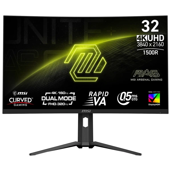 MSI MAG 321CUPDF 32" 160Hz Fast VA 0.5ms Curved 4K