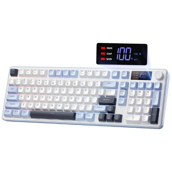Redragon K527 PRO RGB White-Blue