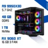 PC Pro Zonetech Ryzen 9 9950X3D / 32GB DDR5 / 1TB SSD / RX 9060 XT 16GB