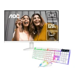 AOC 27B30H3 27" IPS 120Hz 1ms Blanc + Pack Gaming