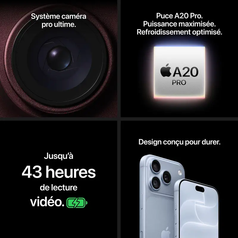 Apple iPhone 18 Pro Max 512 Go Bordeaux prix maroc