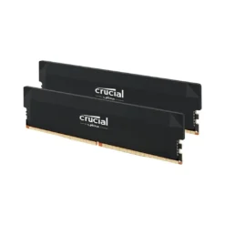 Crucial 32GB Pro Overclocking DDR5 6400 MT/s UDIMM Memory Kit (2 x 16GB, Black)