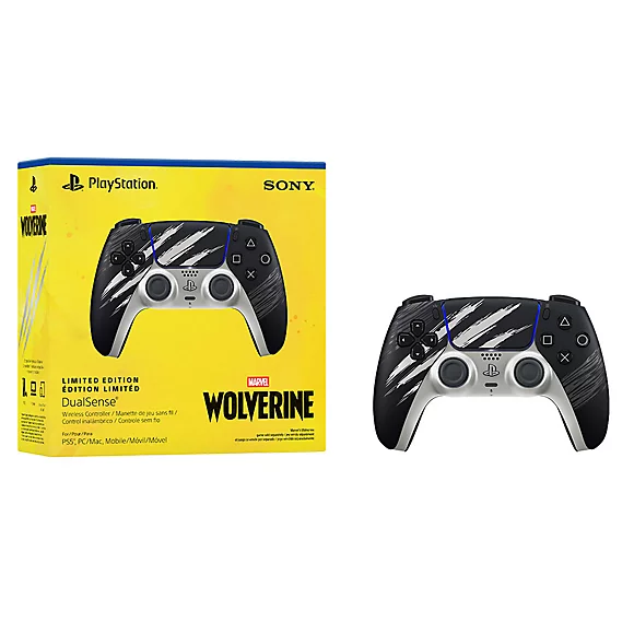 DualSense® Wireless Controller – Marvel's Wolverine Adamantium Limited Edition