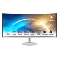 MSI PRO MP341CQW 34" 100Hz Freesync White Curved prix maroc