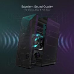 Redragon GS510 Waltz Gaming Speaker 2.0 prix maroc