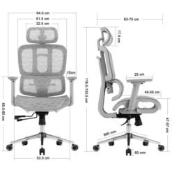 SKILLCHAIRS Ergo Venezia (Gray) prix maroc
