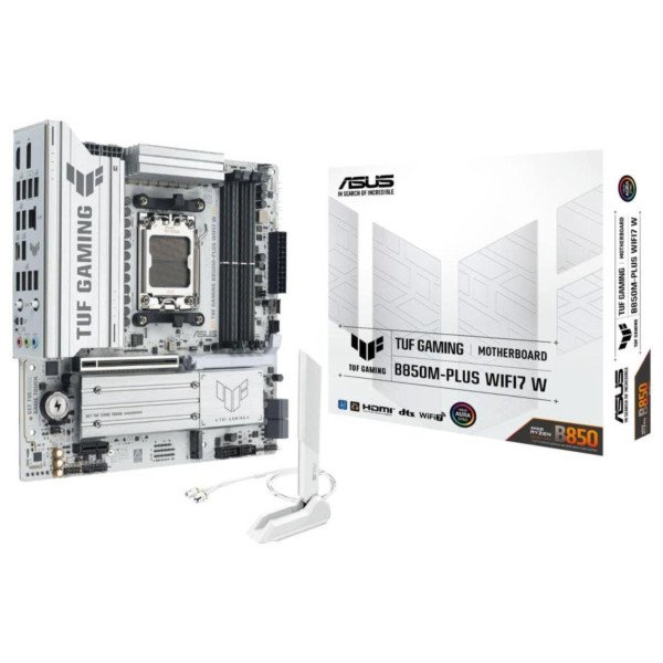 ASUS TUF GAMING B850M-PLUS WiFi7 White prix maroc