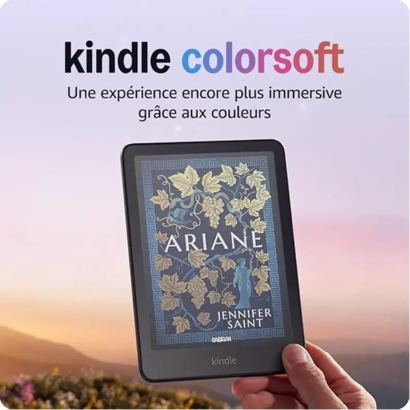Kindle Colorsoft 2026 liseuse liseuse avec écran couleur et éclairage chaud réglable prix maroc