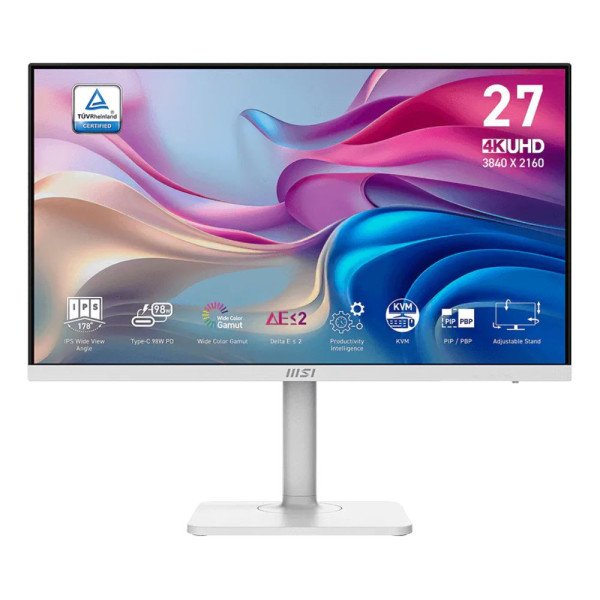 Écran PC MSI Modern MD272UPHW 27" 4K UHD Blanc