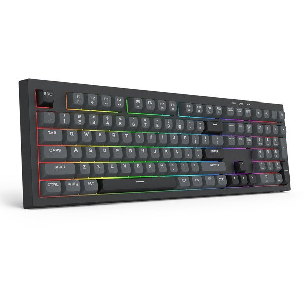 Clavier Gamer Redragon K518 Crux RGB QWERTY Noir